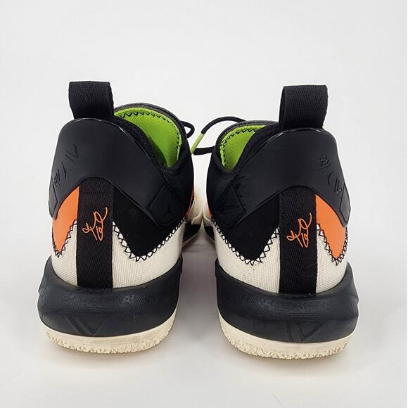Jordan Why Not Zer0.4 Basketball Shoe Pale Ivory Alpha Orange Volt Black 10.5 main image 13
